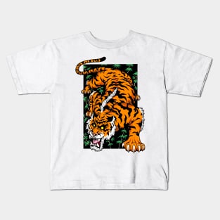 Tiger Coloured Kids T-Shirt